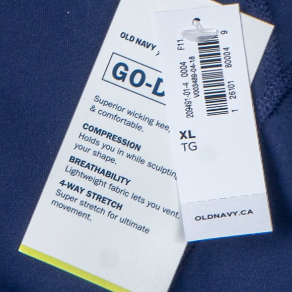 NWT Old Navy Active crop 3/4 mid rise go dry yoga  legging - XL - Picture 2 of 3